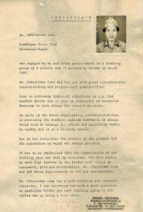 Recommendation letter