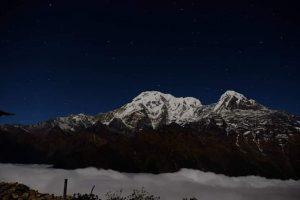 South Annapurna and Hiuchuli Peak.