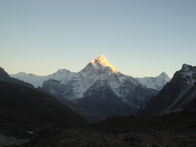 Sunset on Mt. Ama Dablam.