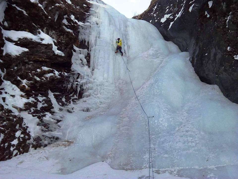 Ice climbing