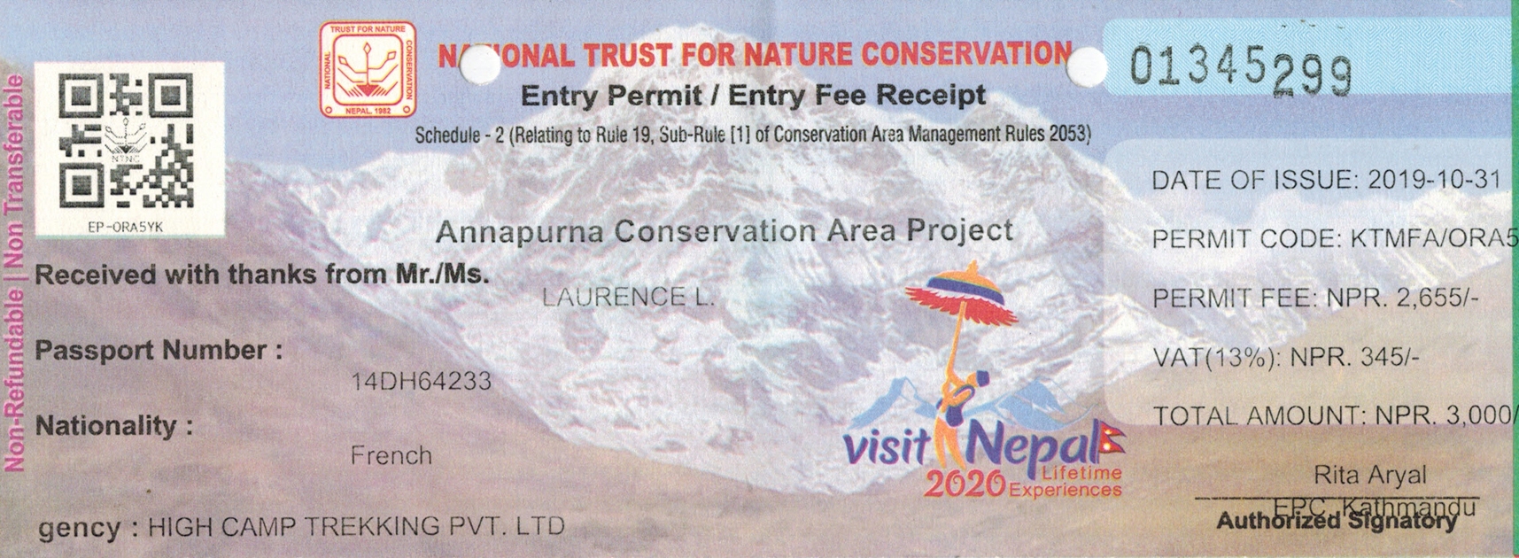 Annapurna hiking passes