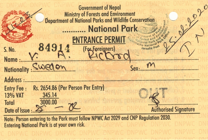 Nepal Hiking passes