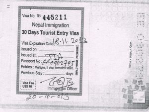 Nepal Tourist Visa