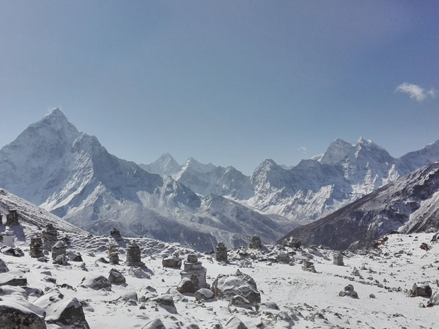 Views of Ama Dablam 