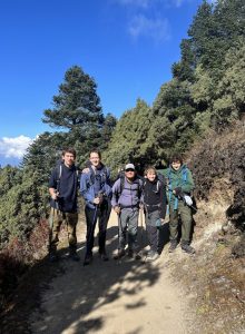 Norsang with the French group